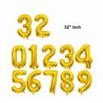 32-Inch Foil Number Balloon