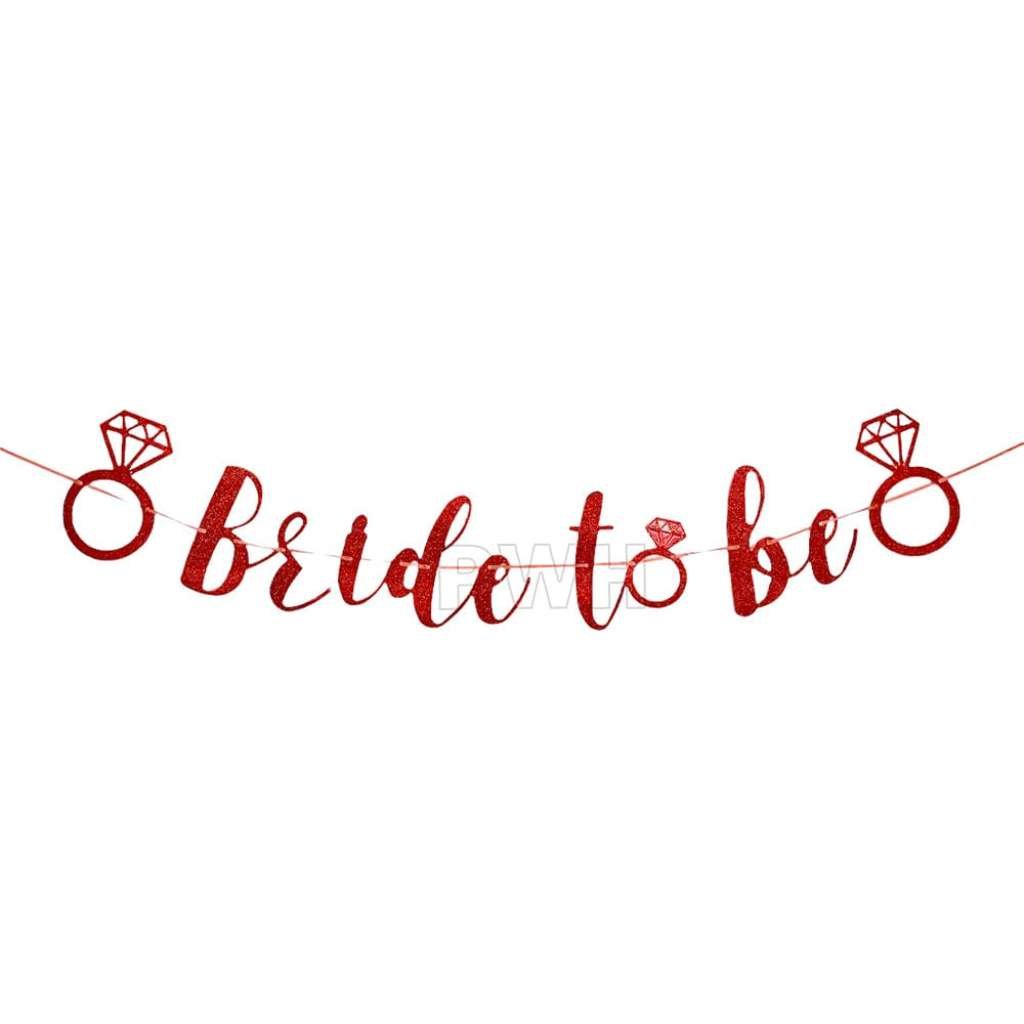 Bride to be cursive Cursive Bride to Be Banner - Image 1