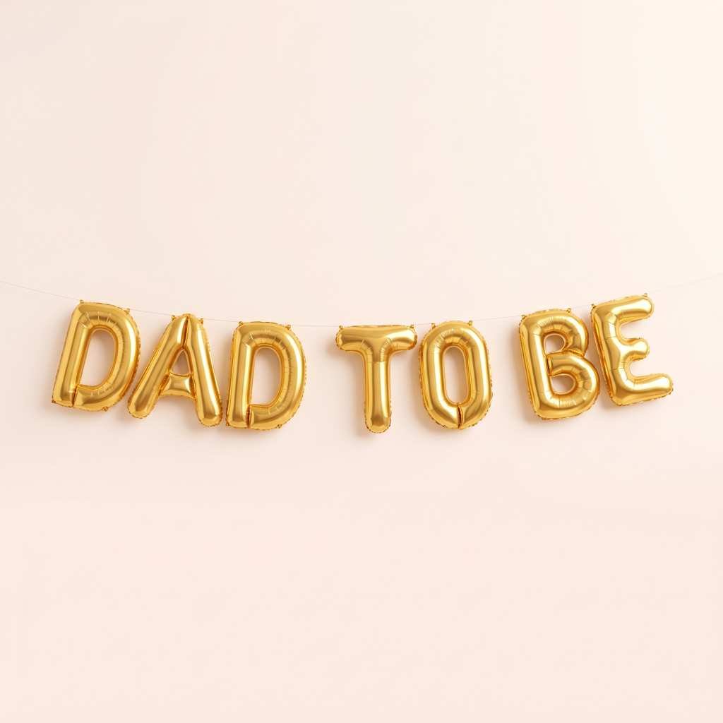 Dad To Be Foil Banner Dad To Be Foil Banner - Image 1