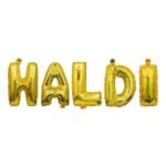 Haldi Ceremony Foil Balloon Banner