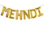 Mehndi Ceremony Foil Balloon Banner