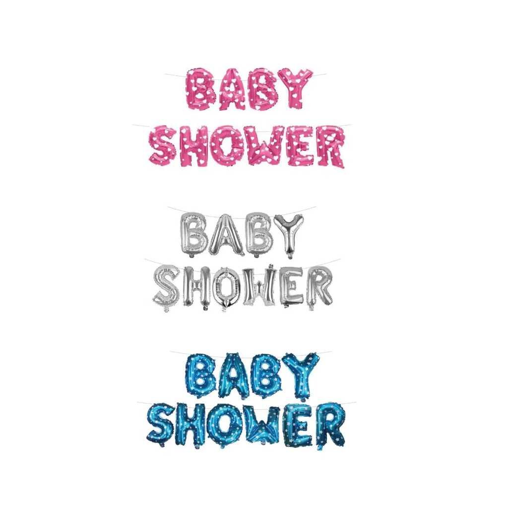 baby shower foil Baby Shower Foil Balloon Set - Image 1
