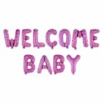 Welcome Baby Foil Balloon Set