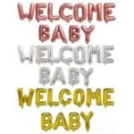 Welcome Baby  Foil Ballon Set