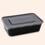 Black rectangular container